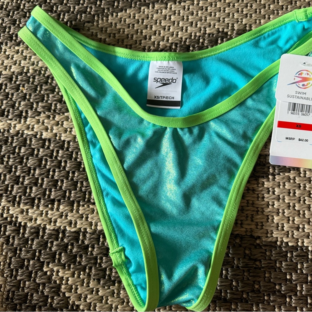 New with tags xs speedo Fl3nte bikini bottoms